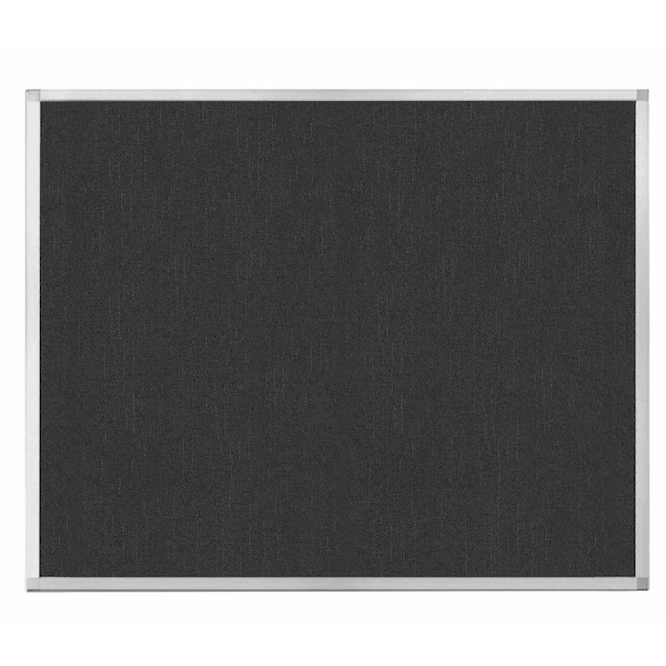 Hush Panel Configurable Cubicle Partition 5' x 4' Black Fabric